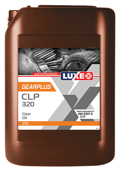 Редукторное масло LUXE Gearplus CLP 320  20 л. мин.