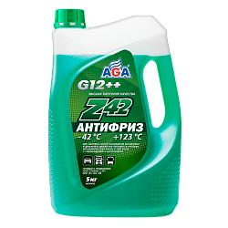 Антифриз готовый к применению AGA048Z Зеленый G12++  5 кг.
