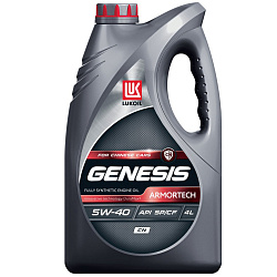 Моторное масло Лукойл GENESIS ARMORTECH SQ 5W-40  4 л. синт.