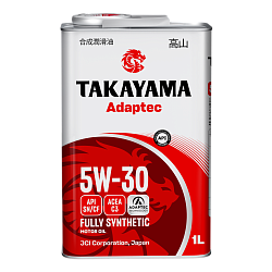 Моторное масло TAKAYAMA Adaptec C3  5W-30  1 л. синт.