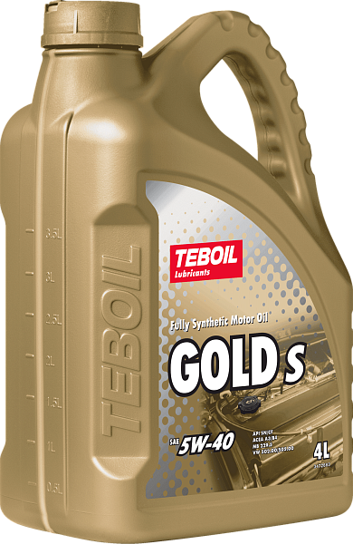 Моторное масло TEBOIL Gold S  5W-40  4 л. синт.