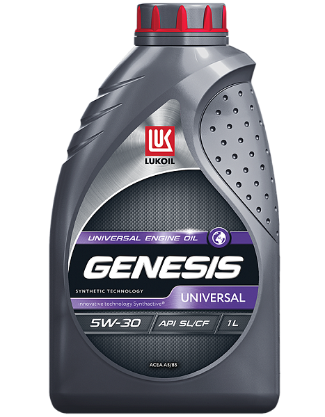 Моторное масло Лукойл GENESIS UNIVERSAL  5W-30  1 л. п/синт.