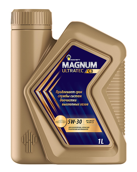Моторное масло Rosneft Magnum Ultratec C3  5W-30  1 л. синт.