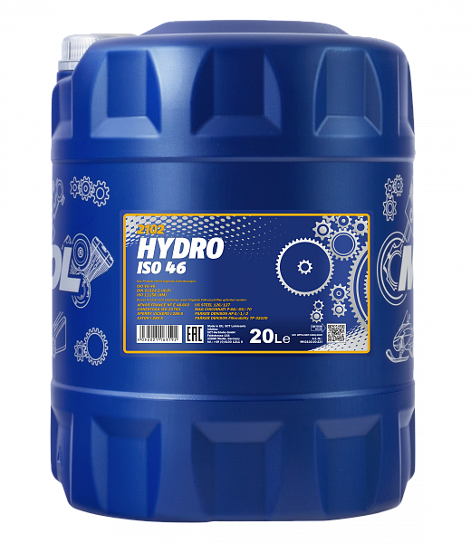 Гидравлическое масло MANNOL Hydro ISO 46  20 л. мин.