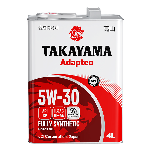 Масло моторное 5/30 TAKAYAMA ILSAC GF-6А  4л. синт. API SP /кор.4шт./ ж/б