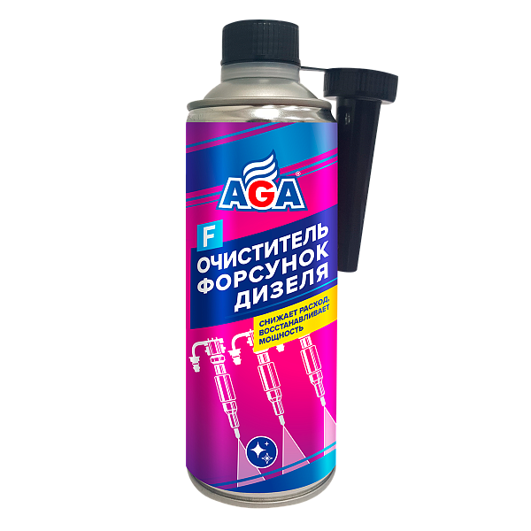 Очиститель форсунок дизеля AGA802F  335 мл.