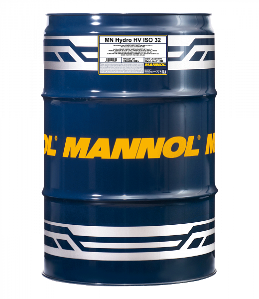 Гидравлическое масло MANNOL Hydro HV ISO 32  208 л. мин.