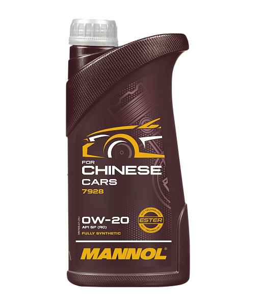 Масло моторное 0/20 for Chinese Cars MANNOL 1л. синт. API SP (RC) MN7928-1