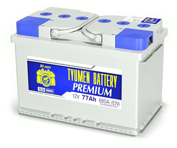 Аккумулятор Tyumen Battery PREMIUM  77 Ач, Обратная полярность
