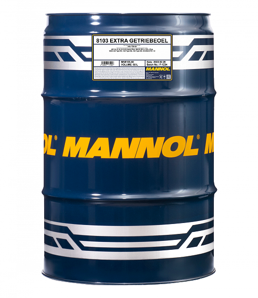Масло трансмиссионное 75/90 Extra Gear Oil/ Getriebeoel MANNOL  60л. синт. API GL-4/GL-5 LS